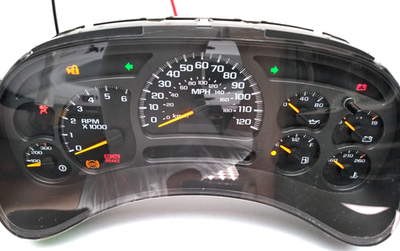 15114650 Chevy 2004 Silverado Sierra Gauge Cluster 2500 3500 2003 2005