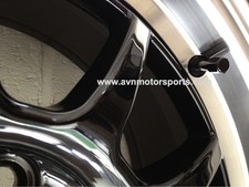 4 Black Valve Stems For 5 Zigen Adr Inovit Wheels Wheel