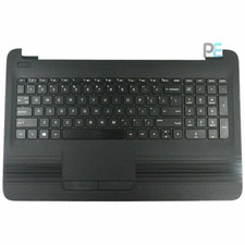 For HP 15-AC 15-BA 15-BN 15-AY Upper Case Keyboard Touchpad 855027-001 Black