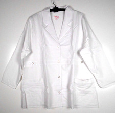 WHITE button-down Lab Coat ALLHEART STRETCH LUXE 3XL