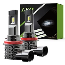 AJHGFOW H11 H9 LED Headlight Bulbs Conversion Low Beam 200W 40000LM 6500K