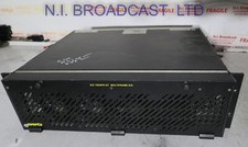 Evertz 7800 QT frame with 2x 16x2 xlink 7867vipx-16x2 multiviewers with dual po