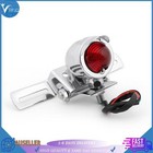 Motorcycle Brake Stop Rear Tail Light Taillight Indicator Signal Lamp Chrome