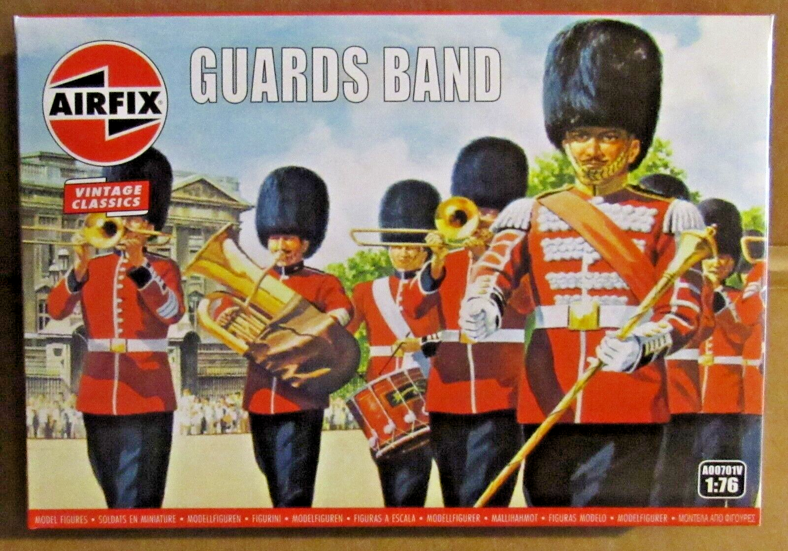 AIRFIX GUARDS BAND 1:76 SCALE SOLDIERS MARCHING MUSIC INSTRUMENTS DRUM UNIFORM