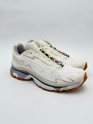 Size 10 - and wander. x Salomon XT-SLATE White