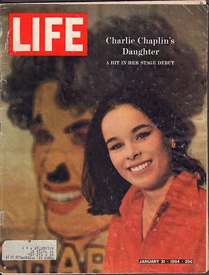 Life January 31 1964 Charlie Chaplins Daughter w/ML Gd 093016DBE