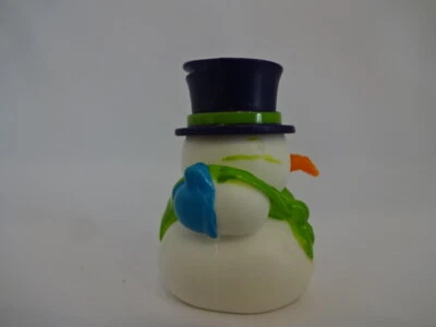 Weihnachts Figur / Schneemann / Kopf drehbar mit Schlittschuhen / Hutvariante 3 - Bild 1 von 2