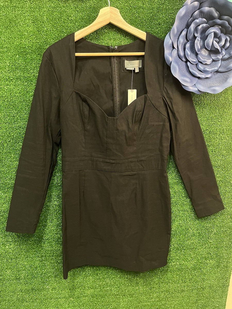 Anthropologie Black Long Sleeve Dress Size 14 NWT Brand New Anthropologie Black Long Sleeve Dress Size 14 NWT Brand New