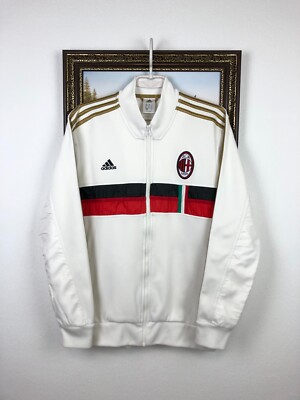1998-1999 AC Milan ヴィンテージ トラックジャケット M Vintage Adidas AC Milan Football Jacket Soccer Track Top White