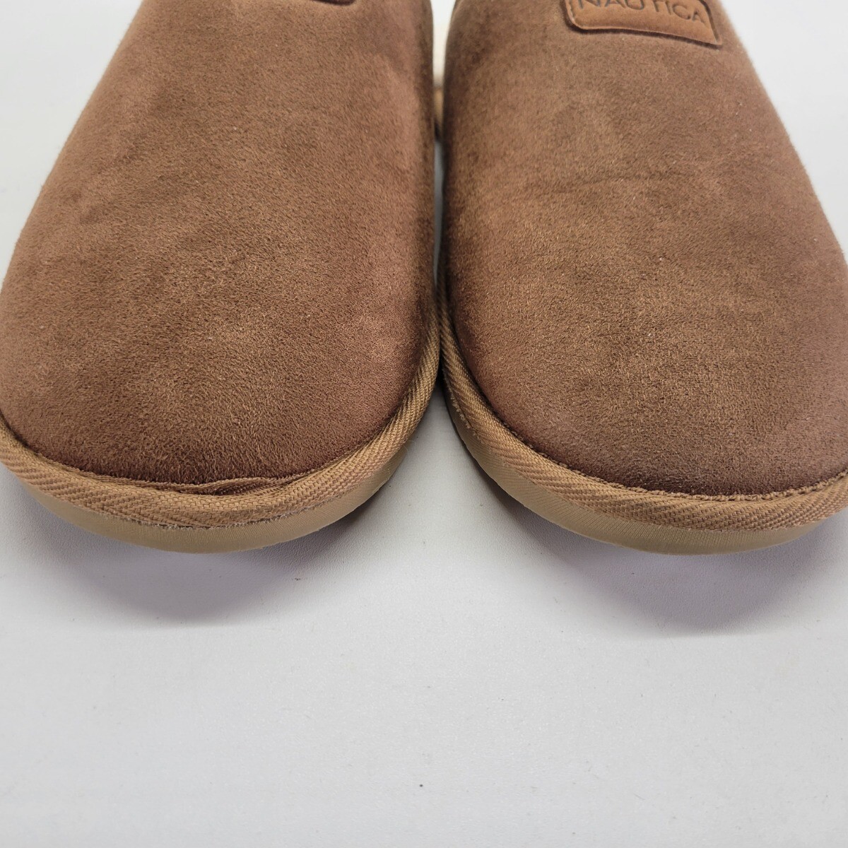  SLIPPER ブラウンサイズ9 Nautica Somersby Slippers 9-10 Scuff Microsuede Shoes Slip