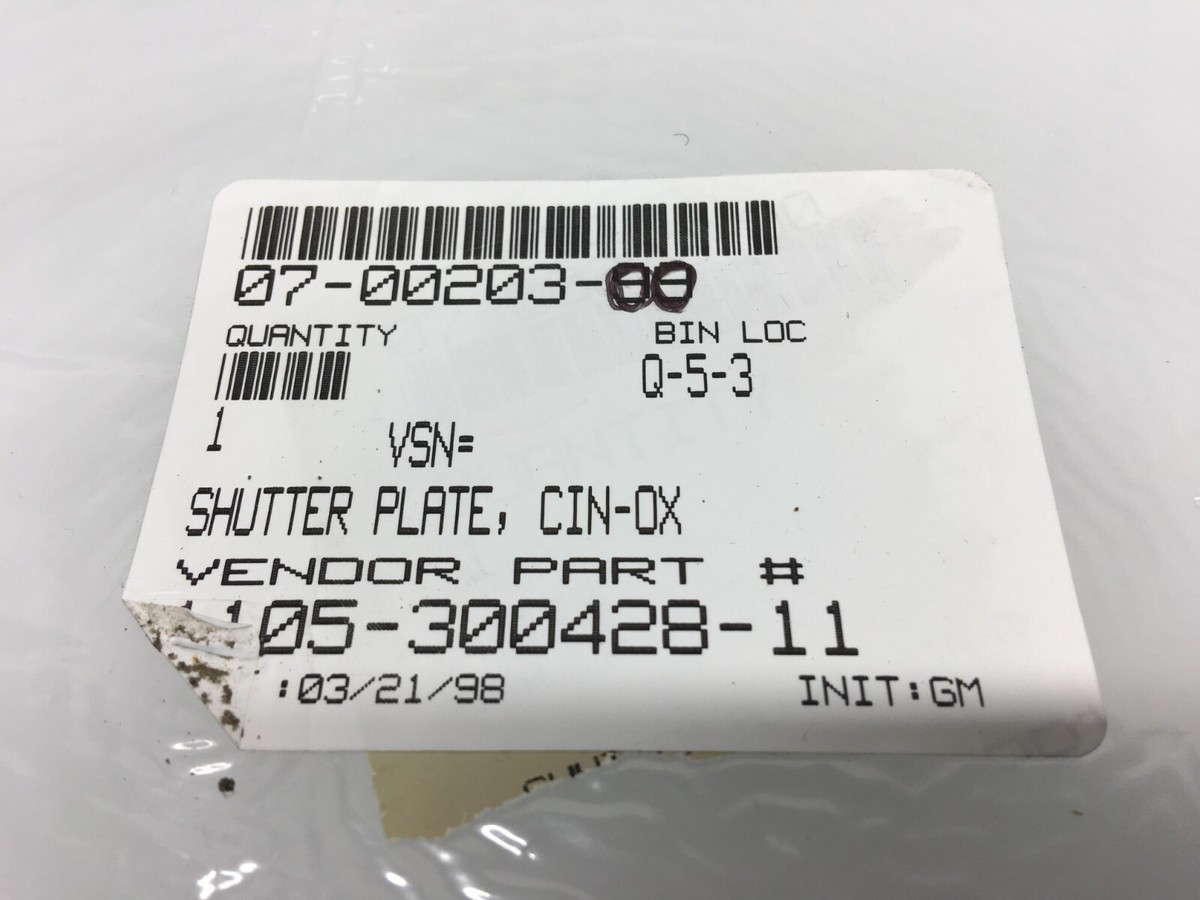 emiさん専用 TOKYO ELECTRON TEL 1105-300428-11 SHUTTER PLATE, QUARTZ, CIN-OX