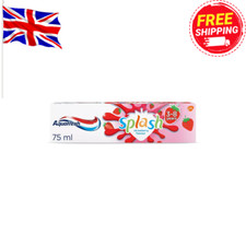 Image of Aquafresh Splash Toothpaste 3-8 years, Kids Toothpaste, Strawberry Flavour 75 m