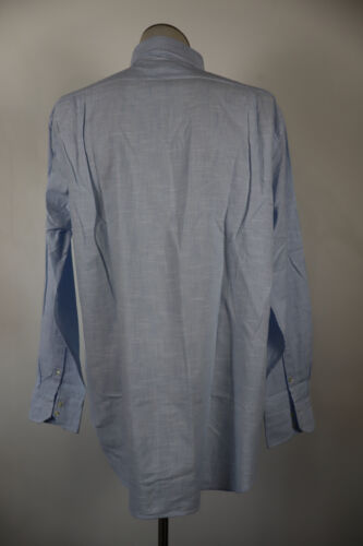 BALENCIAGA CAMICIA UOMO TG. 17,5 SHIRT MAN MADE IN ITALY CASUAL VINTAGE - Photo 8 sur 9