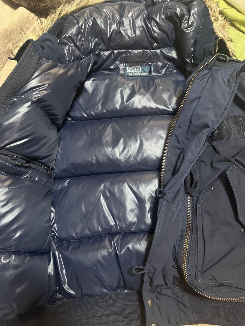 ジャケット・アウター 90s Ralph Lauren Black Watch Down Jacket Polo Ralph Lauren Circa 1990's Black Down Fill Jacket Medium