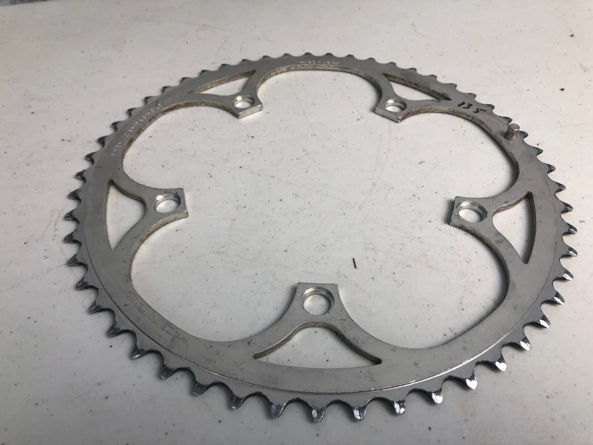 Plateau Campagnolo Record 39 Dents - BCD 135 Mm - Argent - Occasion