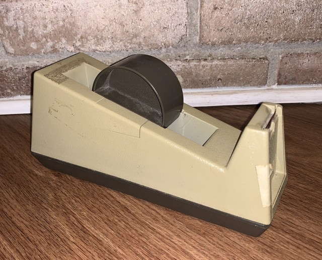 VINTAGE SCOTCH 3M C25 HEAVY DUTY WEIGHTED TAPE DISPENSER eBay