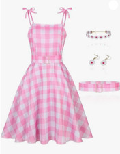 Movie Costume Women Adult Halloween Costume Doll Princess Outfit Medium Pink