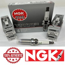 4 X Ngk V-power Resistor Oem Power Performance Spark Plugs Lfr5a11 6376