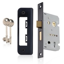 XFORT 3 Lever Mortice Sashlock, Door Lock with Key for Internal Doors