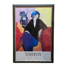 Itzchak Tarkay 'Suzanne' Framed Givon Prints Offset Lithograph Poster