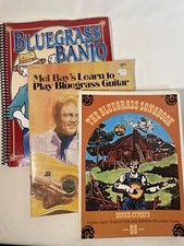 Lot of 3: Bluegrass Instruction  Sheet Music Songbooks Softcover