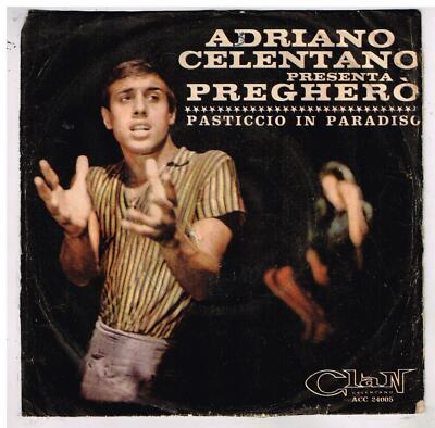 Adriano CELENTANO Preghero 7'' SP 45 Touren  