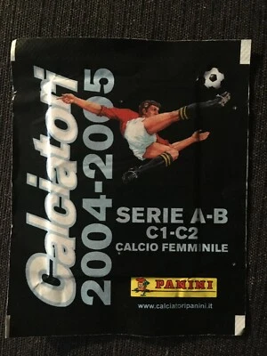 PANINI POCHETTE PACKET TUTEN FOOT CALCIATORI 2004/2005 VERSION RINGO RARE SEALED - Photo 1/2