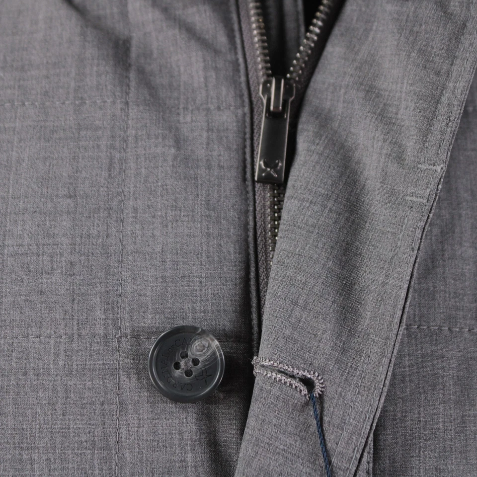 Abrigo acolchado Cardinal of Canada 100 % lana nuevo con etiquetas talla XL (46-48 EE. UU.) en gris melange Foto 2 de 4