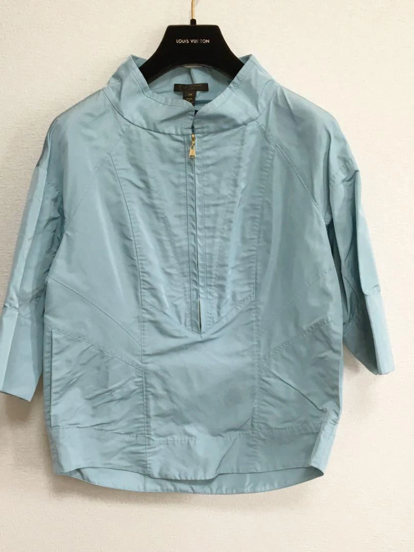 LOUIS VUITTON（LV） LOUIS VUITTON 3 4 Sleeve Pullover Jacket 34 Blue Women from JP