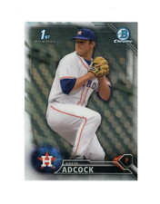 BRETT ADCOCK 2016 Bowman Chrome 1st Refractor Rc #BDC-49 Houston Astros