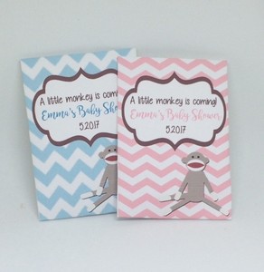 sock monkey baby shower sock monkey baby shower favors sock monkey