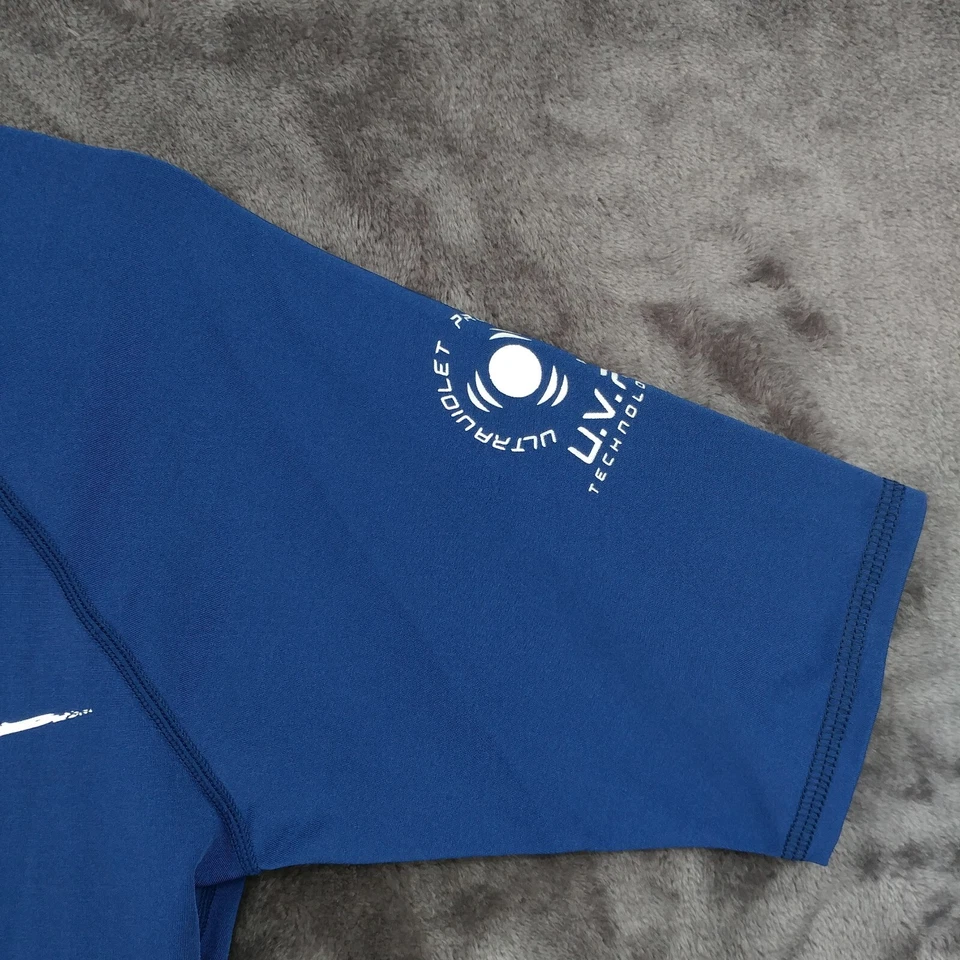 Body Glove Camisa de Natación Protección contra Erupciones Juvenil Medio Azul Manga Corta Protección UV Foto 3 de 4