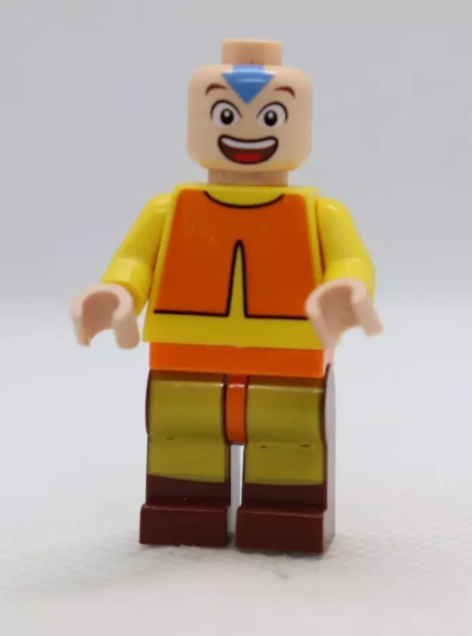 Aang 3828 3829 Avatar Air Bender Anime Cartoon LEGO Minifigure Mini figure