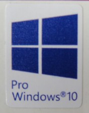 Compatible Windows 10 Pro Sticker Logo for PC - Deep Blue