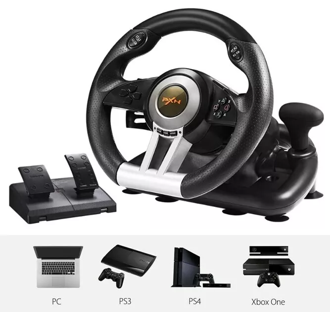 Volante De Carreras De Juegos Racing Wheel for Xbox One PS4 PS3 Gaming  Wheel