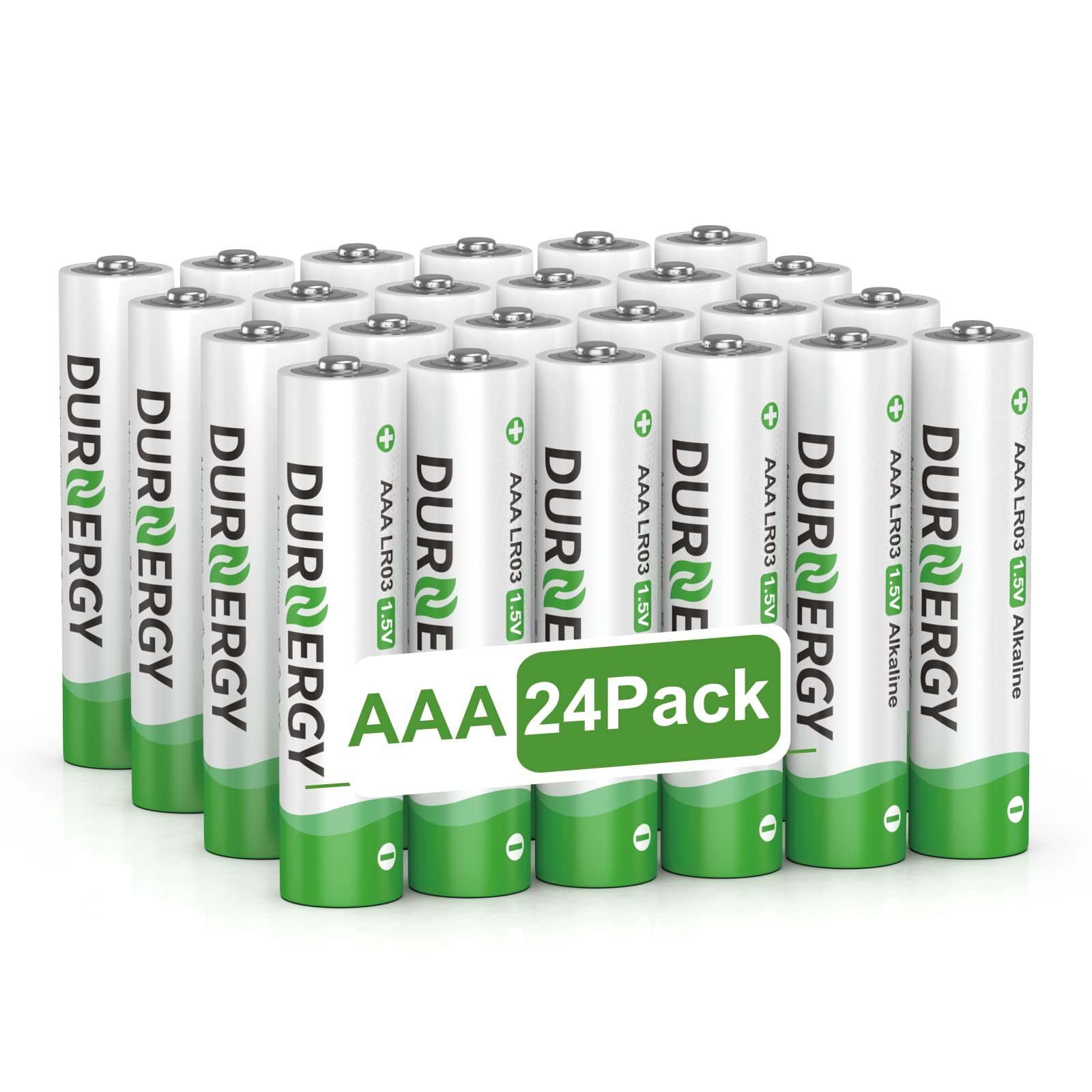DURNERGY AAA Batteries 24 Pack 10 Years Shelf Life Triple AAA Batteries 1200m...-image