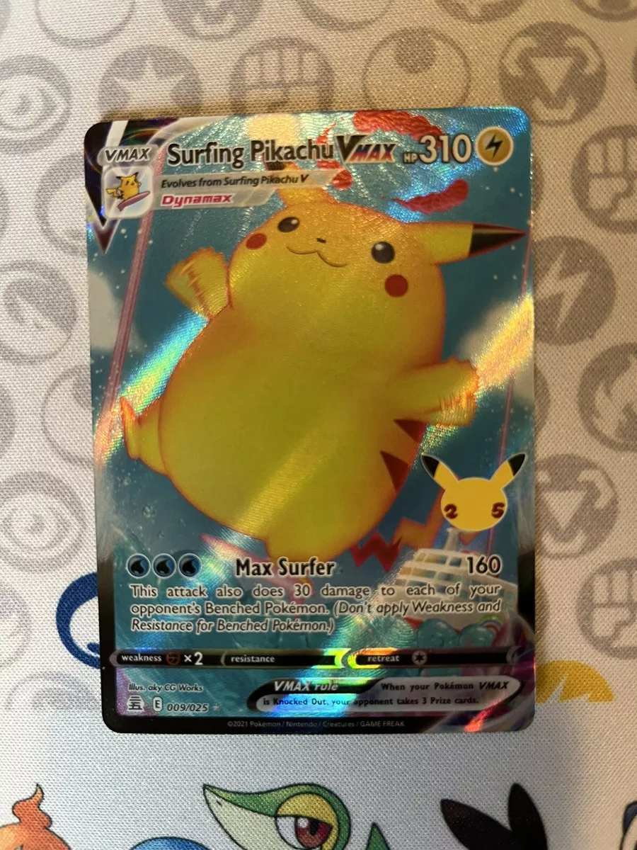 Surfing Pikachu VMAX - 9/25 - Ultra Rare