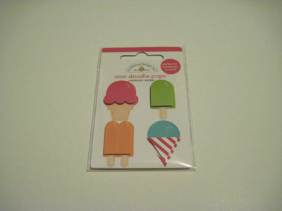 Scrapbooking New By Doodlebug Stickers Doodle-Pop Sunkissed Summer Treats Cones