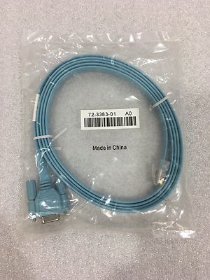  Cisco DB9 to RJ45 6ft Flat Ribbon Cable - Networking 72-3383-01