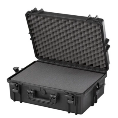 TOMCASE Outdoor Case + Rasterschaum | IP67 Koffer wasserdicht | Kamera Foto | 50x35x19