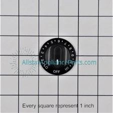 Whirlpool Range/Stove/Oven Control Knob WPW10116766