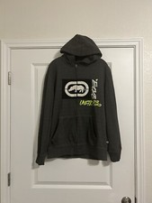 Vintage y2k Ecko Unltd Full Zip Hoodie Gray Men s Sz Large Skate Skateboarding