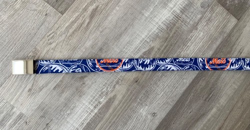 New York Mets GÜRTEL & Schnalle Baseball Team MLB Fan Game Gear Pro Bekleidung Neu NY - Bild 4 von 4
