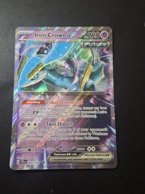 Pokémon TCG Crown ex 081/162 Jumbo Cards Holo Near Mint 