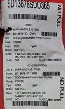 2020 KIA FORTE USED INSTRUMENT CLUSTER P#94021-M7400