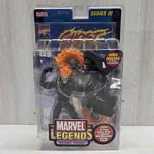 Marvel Legends Series 3 Toy Biz GHOST RIDER Figure w  Bonus Comic Book 2002 NIB