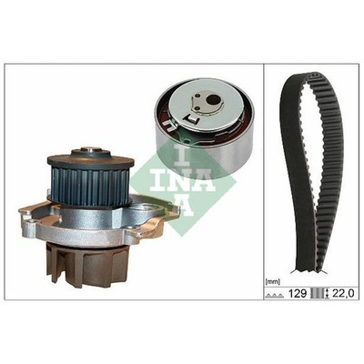 Wasserpumpe + Zahnriemensatz für Fiat 500 312 C Doblo 223 119 Fiorino | 2428888