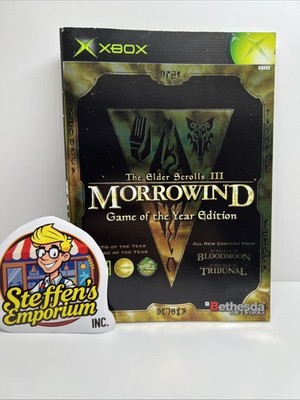 The Elder Scrolls III Morrowind Game Of  The Year Edition NO GAME COVER ONLY