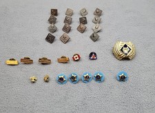 Vintage Boy Scouts BSA Pin Lot Service Star Be Prepared Eagle Scout Collection