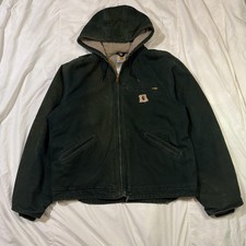 Vintage 00s Rare Spruce Green Carhartt J141-SPC Full Zip Jacket Men s Large